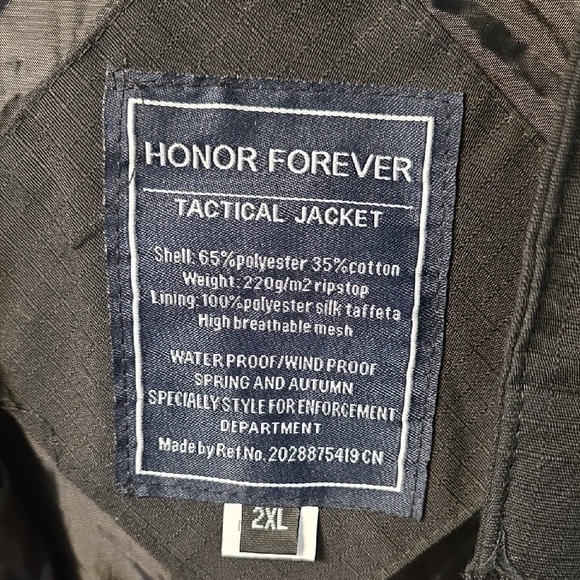 Forever Dark Military Field Coat - Picture 2 of 3